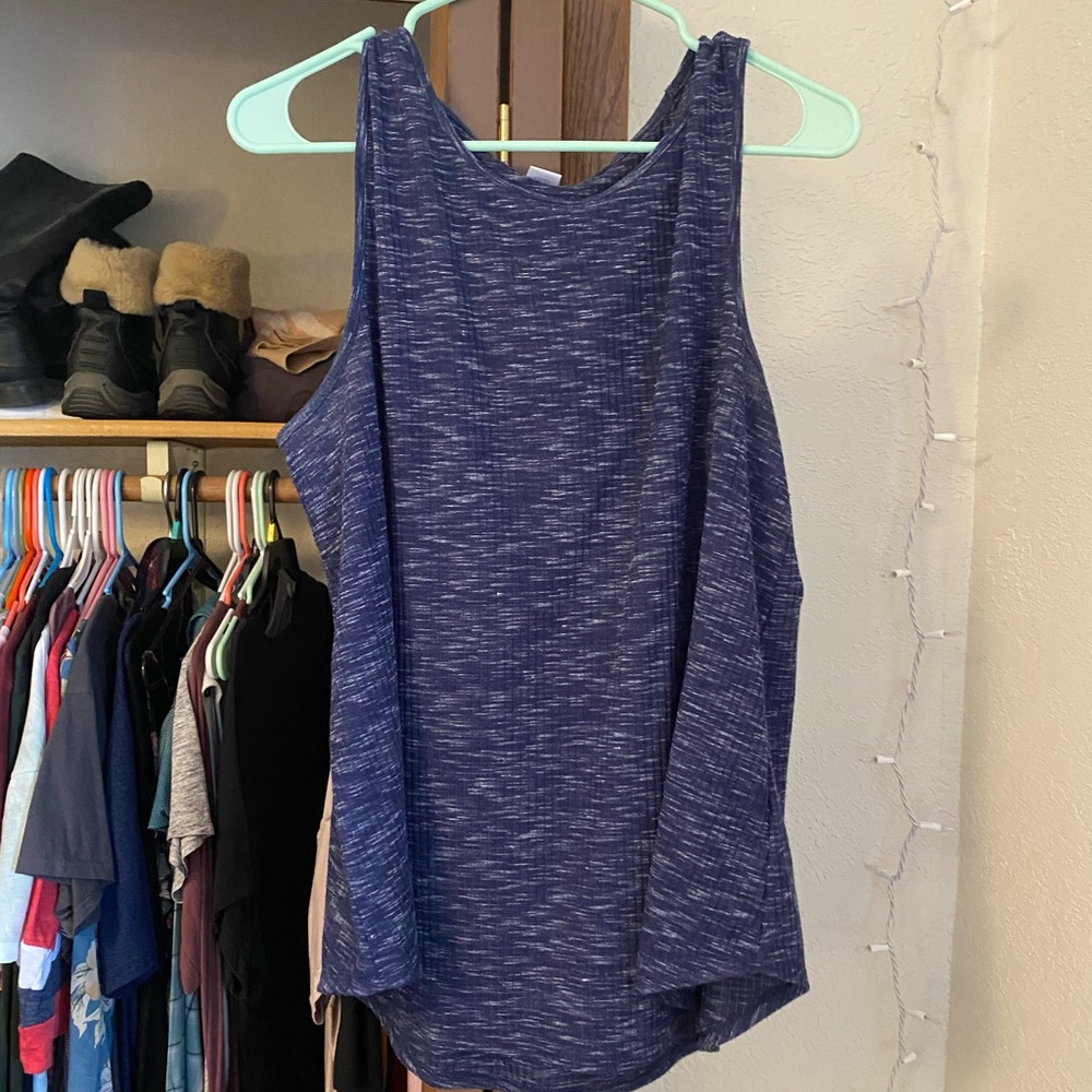 Blue swing tank